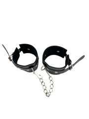 Siyah Deri El Kelepçesi | Dayanıklı, Ayarlanabilir & Şık Erotik Aksesuar