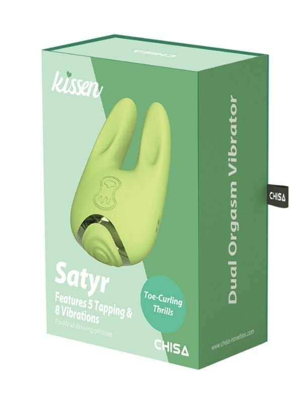 Chisa Kissen Satyr Bloom Vibratör - Emişli ve Titreşimli Su Geçirmez Şarjlı