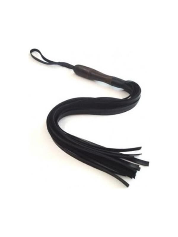 Siyah Deri Kırbaç | Şık, Dayanıklı & Ayarlanabilir Erotik Kırbaç