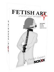 Fetish Art Anal Kancalı Esaret Seti | Deri, Metal Kancalı ve BDSM Aksesuarı