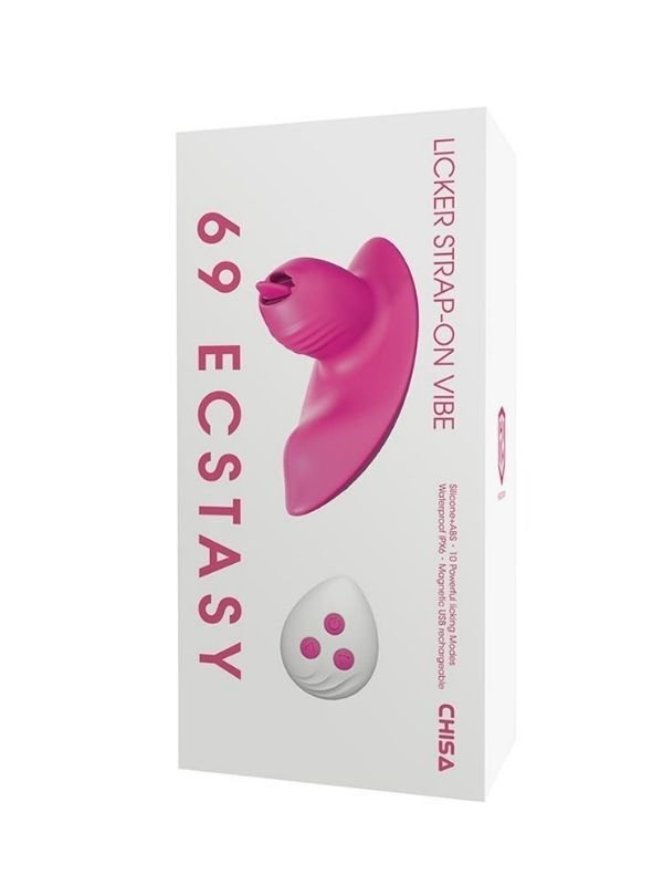 Chisa Licker Strap-On Vibratör | Titreşimli Takmalı Dildo Kemer Seti