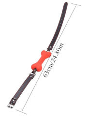 Silikon Kemik Ağız Topu – Konforlu ve Dayanıklı BDSM Aksesuarı