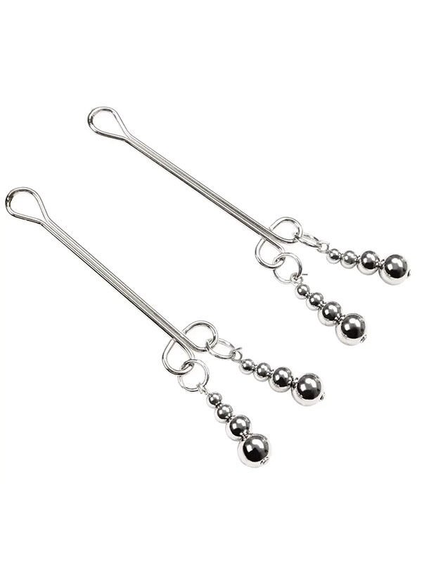 Klitoris ve Meme Ucu Kelepçeleri | Ayarlanabilir Baskılı, Şık Tasarım & Elastik Bant