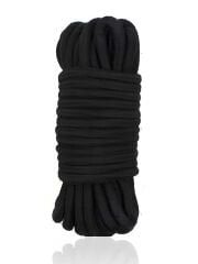 Bondage İpi Siyah 10 mt | Dayanıklı, Esnek & Estetik Erotik Bağlama İpi