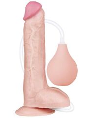 LOVETOY Fışkırtmalı Realistik Dildo – 25 CM, Esnek Silikon