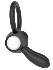 LoveToy Klitoris Uyarıcılı Titreşimli Silikon Penis Halkası