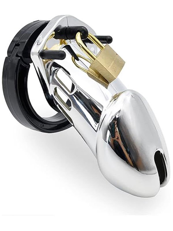 Erkek Bekaret Kafesi - 9 cm Uzunluk, Ayarlanabilir Halka & Güvenli Kilit