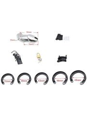 Erkek Bekaret Kafesi - 9 cm Uzunluk, Ayarlanabilir Halka & Güvenli Kilit