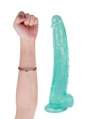 Noctis 30 cm Yeşil Realistik Dildo | Dev Boy & Yumuşak Doku | 724Haz