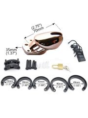 Ayarlanabilir Penis Kafesi - 7cm Uzunluk, Esnek Halka & Kilitleme Seti