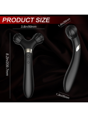 S-Hande Twig Vibratör – Siyah | G-Noktası Uyumlu & Yumuşak Silikon | 724Haz