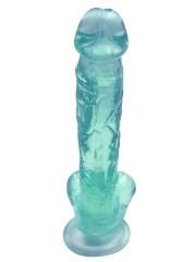 NOCTIS 23cm Yeşil Realistik Dildo – Vantuzlu ve Gerçekçi Dokulu