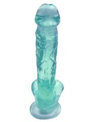 NOCTIS 23cm Yeşil Realistik Dildo – Vantuzlu ve Gerçekçi Dokulu | 724Haz