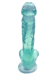 NOCTIS 23cm Yeşil Realistik Dildo – Vantuzlu ve Gerçekçi Dokulu | 724Haz