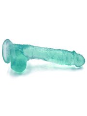 NOCTIS 23cm Yeşil Realistik Dildo – Vantuzlu ve Gerçekçi Dokulu | 724Haz