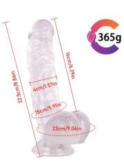 21,5 cm Beyaz Dildo – Model No:51