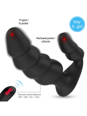 S-Hande Dragon RCT Kumandalı Double Vibratör | Prostat & G-Noktası – 9 Fonksiyon | 724Haz