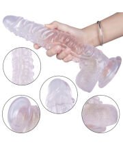 Noctis 27 cm Beyaz Realistik Dildo | Büyük Boy & Gerçekçi Doku | 724Haz