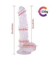 Noctis 27 cm Beyaz Realistik Dildo | Büyük Boy & Gerçekçi Doku