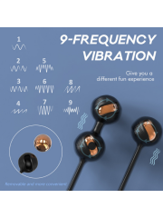 S-Hande GEM Şarjlı Ağırlıklı Titreşimli Kegel Topları | Pelvik Kas Geliştirici | 724Haz