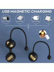 S-Hande GEM Şarjlı Ağırlıklı Titreşimli Kegel Topları | Pelvik Kas Geliştirici | 724Haz