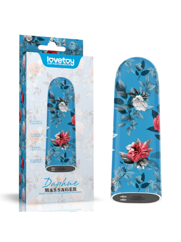 Daphne Re-chargeable Kurşun Vibratör | 10 Mod & Suya Dayanıklı | 724Haz