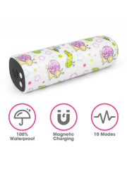 Rechargeable Snails Massager Kurşun Vibratör | 10 Mod & Manyetik USB Şarj | 724Haz