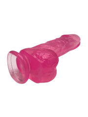NOCTIS 23cm Pembe Realistik Dildo – Gerçekçi Dokulu ve Vantuzlu | 724Haz