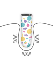 Rechargeable Lollipop Kurşun Vibratör | 10 Mod & Manyetik USB Şarj | 724Haz