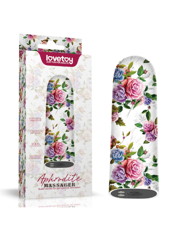 Aphrodite Tek Şarjlı Kurşun Vibratör | 10 Mod & Manyetik USB Şarj | 724Haz