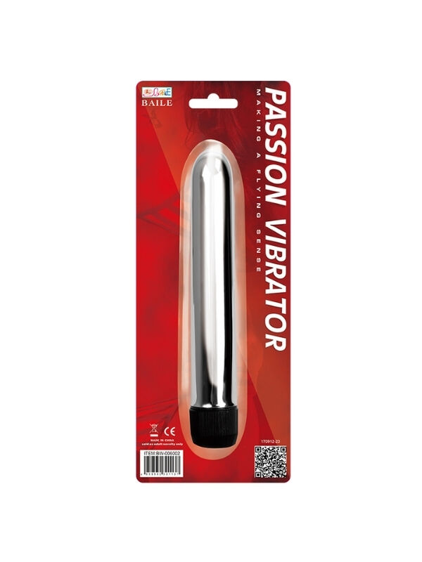 Passion Çelik Görünümlü Vibratör | Nabız ve Artan Güç Modlu | 724Haz
