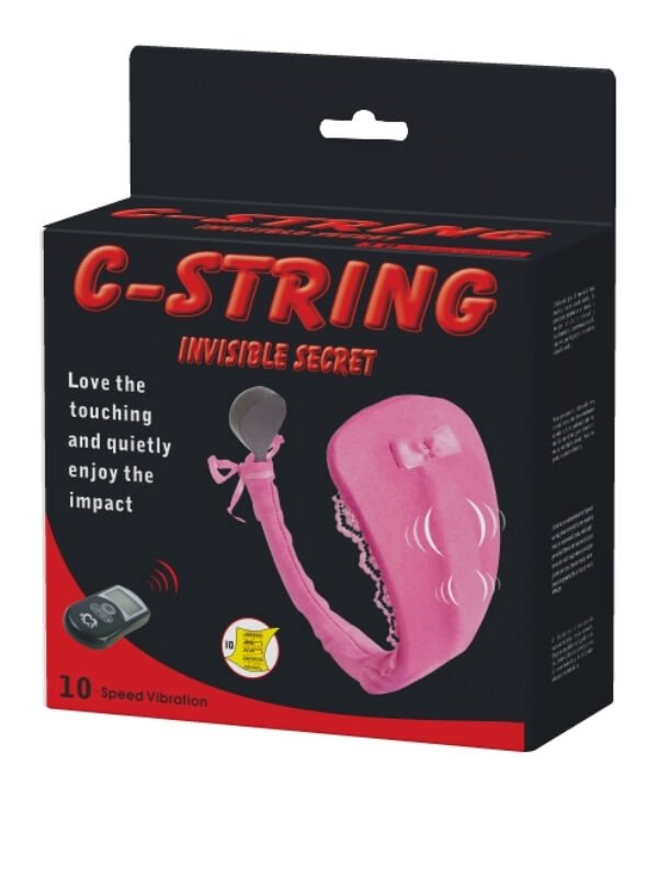 Censan C-String İnvisible Secret Giyilebilir Kumandalı Vibratör Mor