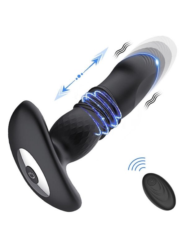 Uzaktan Kumandalı İleri-Geri Hareketli Anal & Prostat Stimülatörü | Su Geçirmez & Ergonomik Tasarım | 724Haz