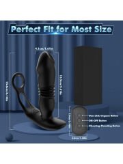 Uzaktan Kumandalı Otomatik Anal Plug – Çift Halkalı Çift Etki & Gerçekçi Hareket | 724Haz