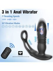 Uzaktan Kumandalı Otomatik Anal Plug – Çift Halkalı Çift Etki & Gerçekçi Hareket | 724Haz