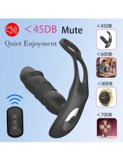 Uzaktan Kumandalı Otomatik Anal Plug – Çift Halkalı Çift Etki & Gerçekçi Hareket | 724Haz