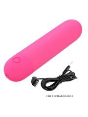 Stefan Mini Masaj Bullet Vibratör – Kırmızı | USB Şarjlı & Kompakt Tasarım | 724Haz