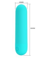 Stefan Mini Massager Bullet Vibratör – Mavi | USB Şarjlı & Kompakt Tasarım | 724Haz