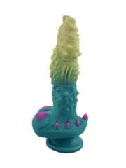Yeşil Mavi Canavar Dildo Model 2 | Fantezi Temalı, Kalın ve Dokulu