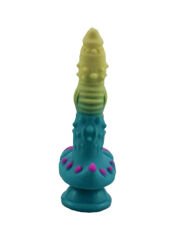 Yeşil Mavi Canavar Dildo | Fantezi Temalı, Kalın ve Dokulu | 724Haz