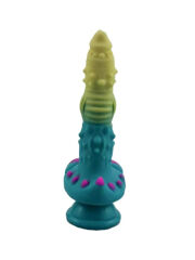 Yeşil Mavi Canavar Dildo | Fantezi Temalı, Kalın ve Dokulu | 724Haz