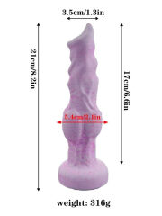 Pembe Canavar Dildo | Spiral Tasarımlı Fantastik Form | 724Haz
