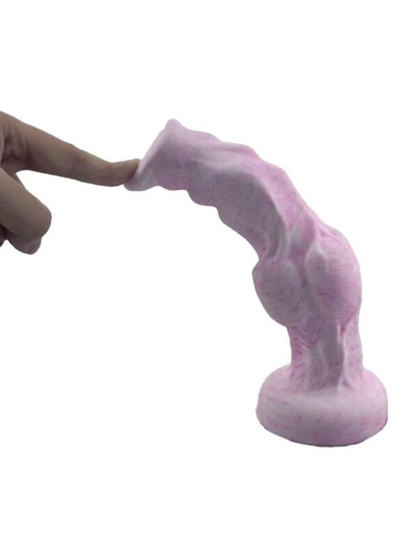 Pembe Canavar Dildo | Spiral Tasarımlı Fantastik Form - Model 3
