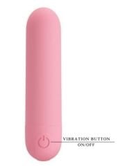 Stefan Mini Masaj Bullet Vibratör | Pembe, USB Şarjlı & 10 Mod | 724Haz