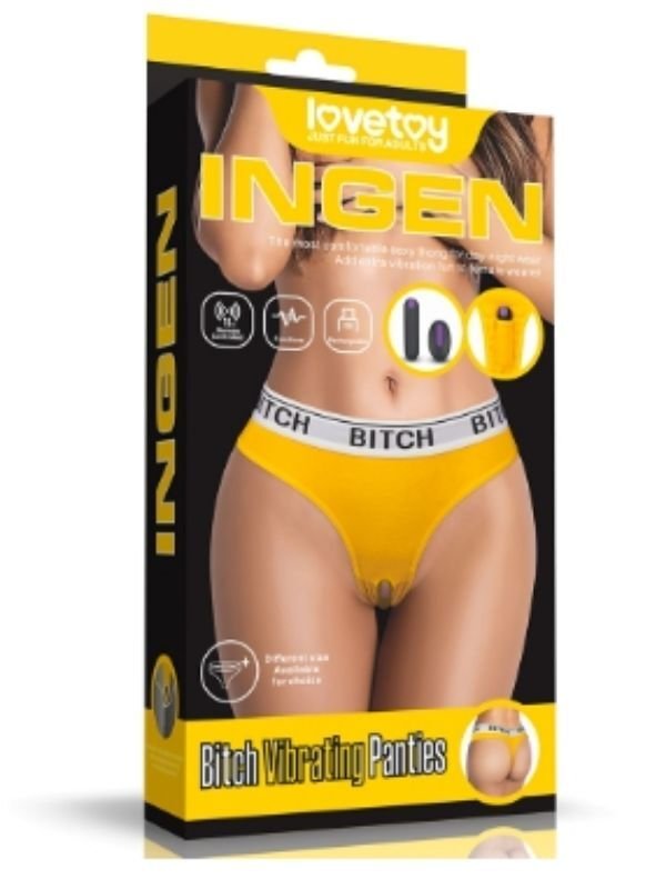 Bitch Titreşimli Pantolon (Vibrating Panties) | Uzaktan Kumandalı & Mini Vibratörlü | 724Haz