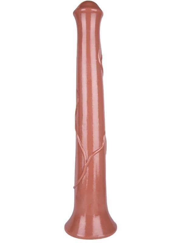 44 cm Kahverengi At Dildo | Aşırı Büyük, Gerçekçi Canlandırma | 724Haz