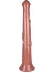 44 cm Kahverengi At Dildo | Aşırı Büyük, Gerçekçi Canlandırma (Model No: 1062)