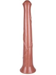 44 cm Kahverengi At Dildo | Aşırı Büyük, Gerçekçi Canlandırma | 724Haz