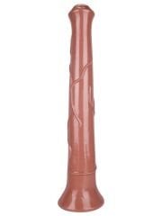 44 cm Kahverengi At Dildo | Aşırı Büyük, Gerçekçi Canlandırma (Model No: 1062)