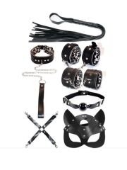 Censan Fetiş Siyah Leopar Set 7 Parça